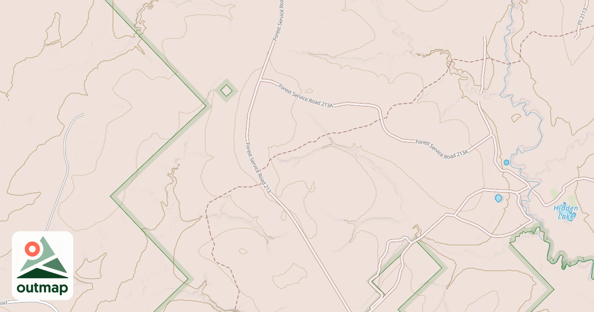 Map of USFS Motor Vehicle Use Map Roads {F8BA4899-26B3-462A-898A-6B8A08DE45A0}
