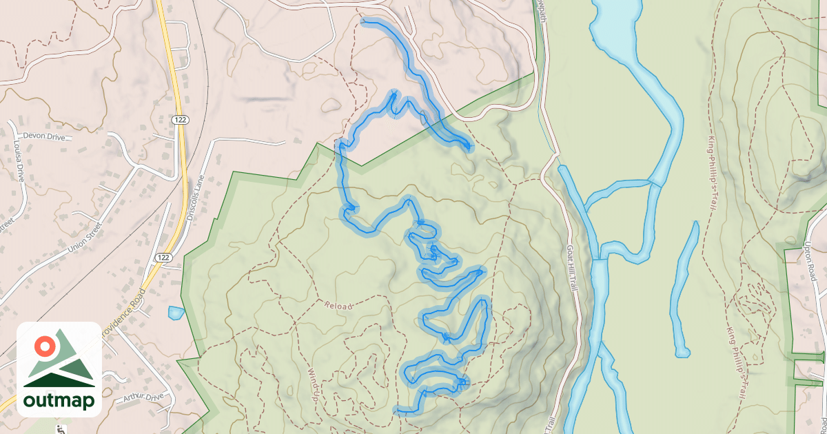 Map of Greenway Trail