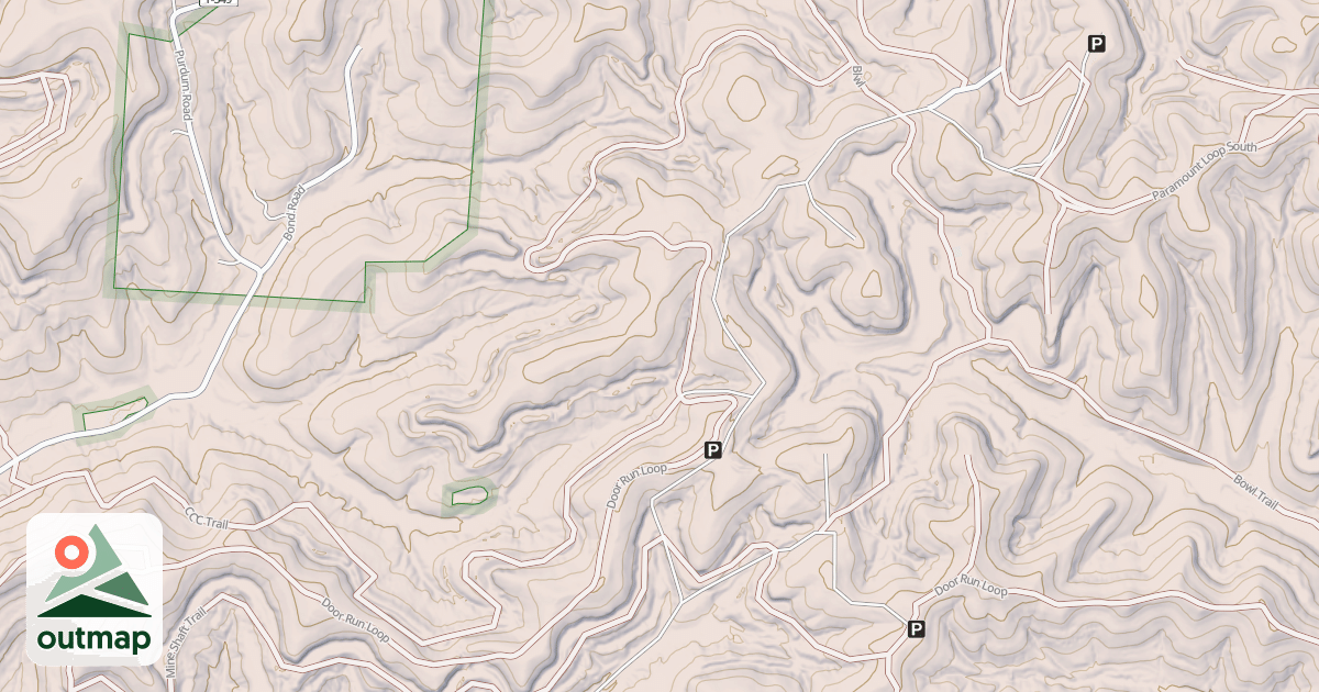 Map of Dorr Run Loop