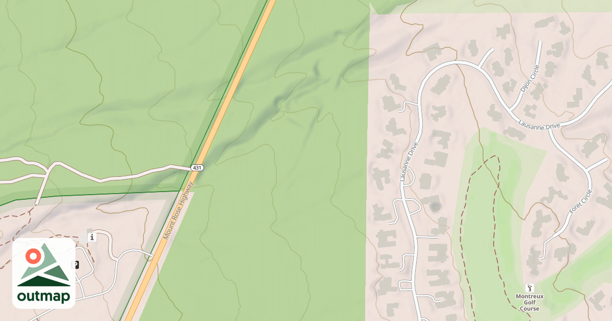 Map of REGROWTH ROAD