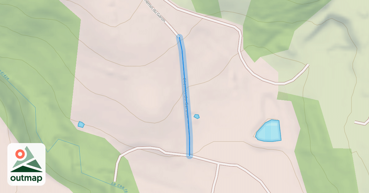 Map of Chemin du Garon