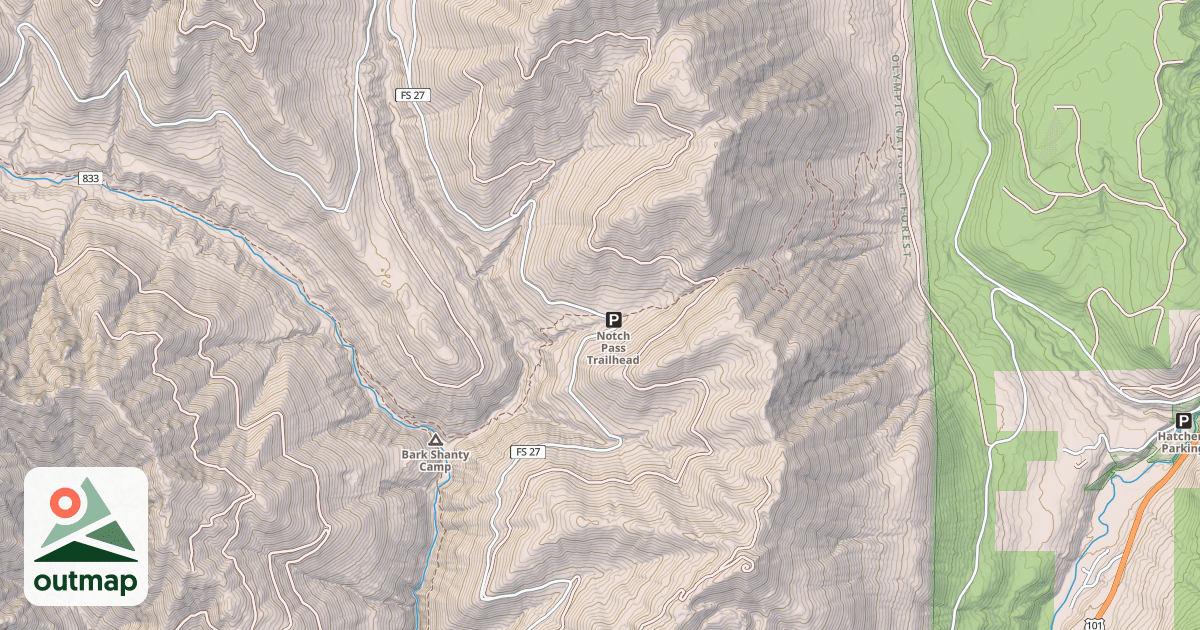 Map of USFS Motor Vehicle Use Map Roads {B973DD47-69F8-4E6C-8AFB-02D68773510D}