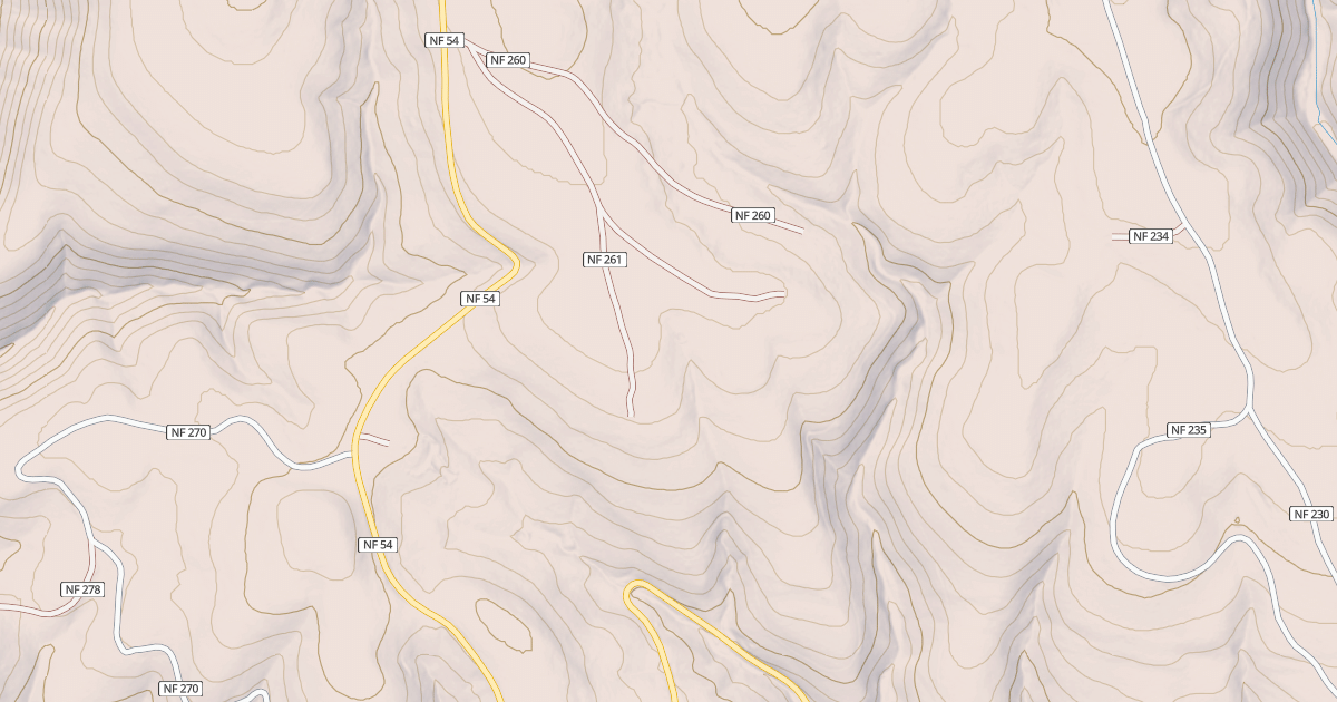 Map preview of USFS Motor Vehicle Use Map Roads {9E03D0A0-6780-43E6-8490-E4712640273B}