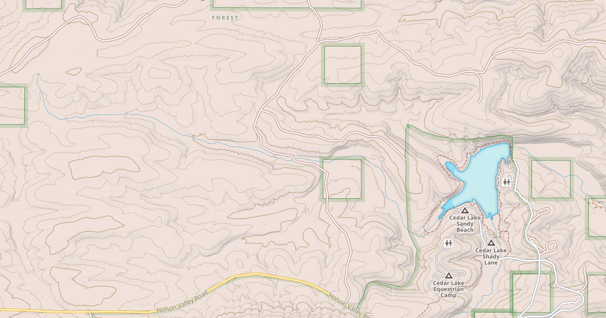 Map preview of POST MOUNTAIN