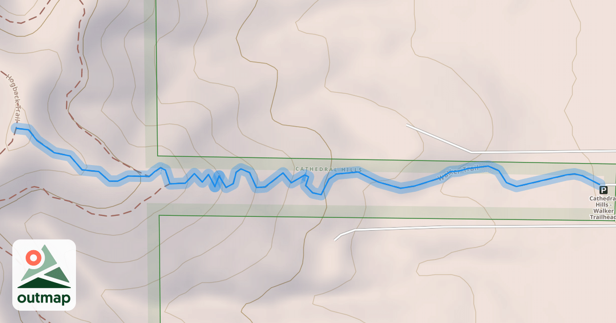 Map of Walker Trail