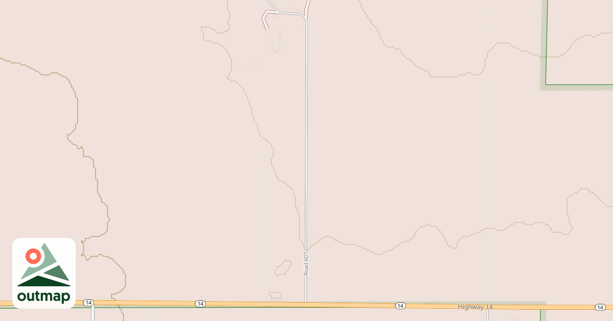Map of ROAD 607