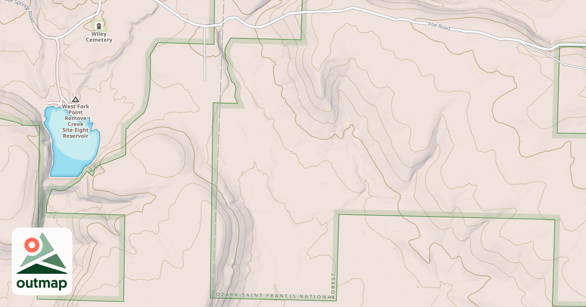 Map of USFS Motor Vehicle Use Map Roads {C95283BE-C218-47FD-A074-6D84C1129A23}