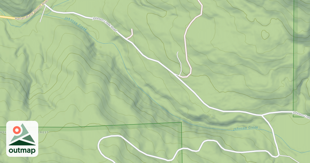 Map of JOHNSON CREEK
