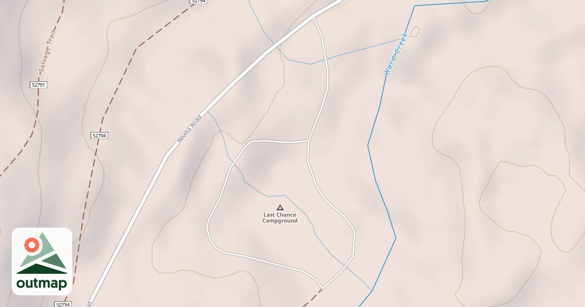 Map of LAST CHANCE CAMPGROUND