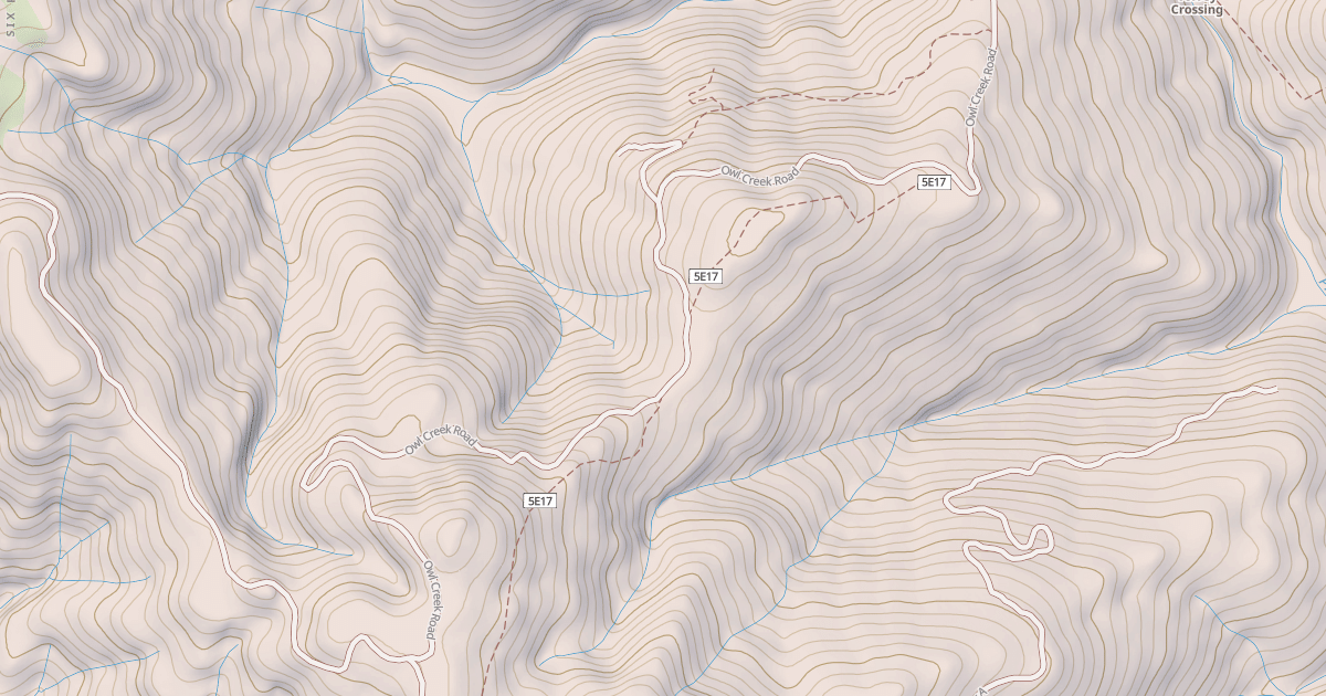 Map preview of OWL CREEK