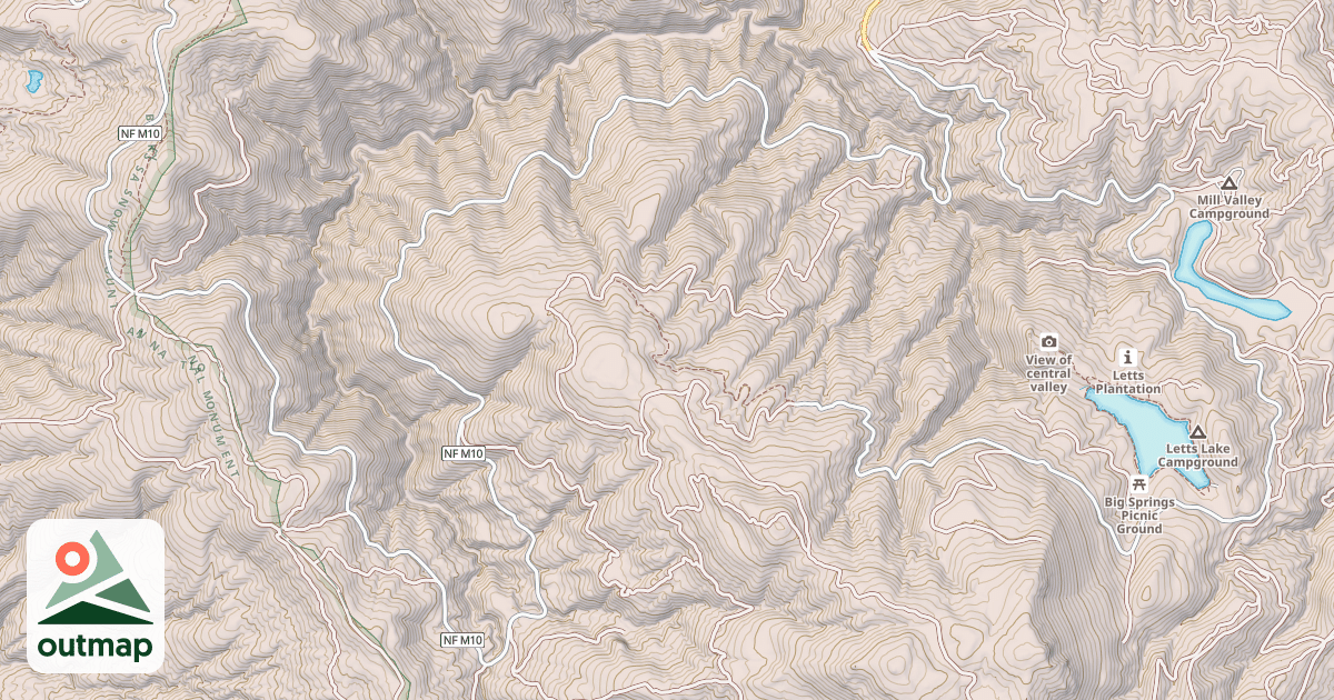 Map of FOUTS-BEAR CREEK