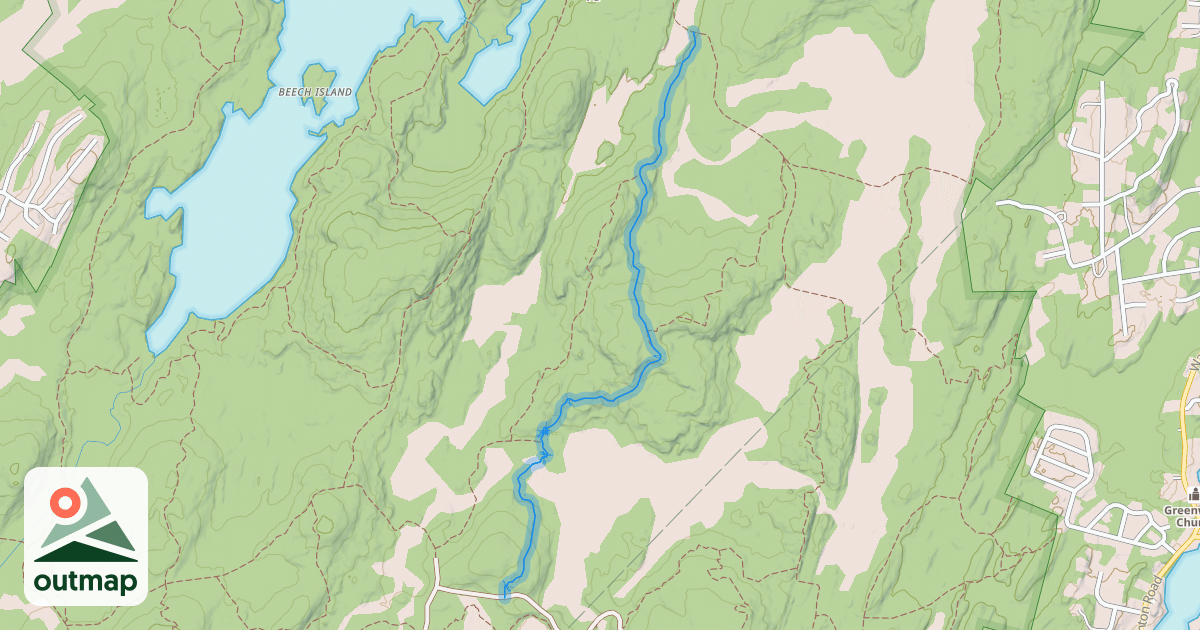 Map of Red Dot Trail