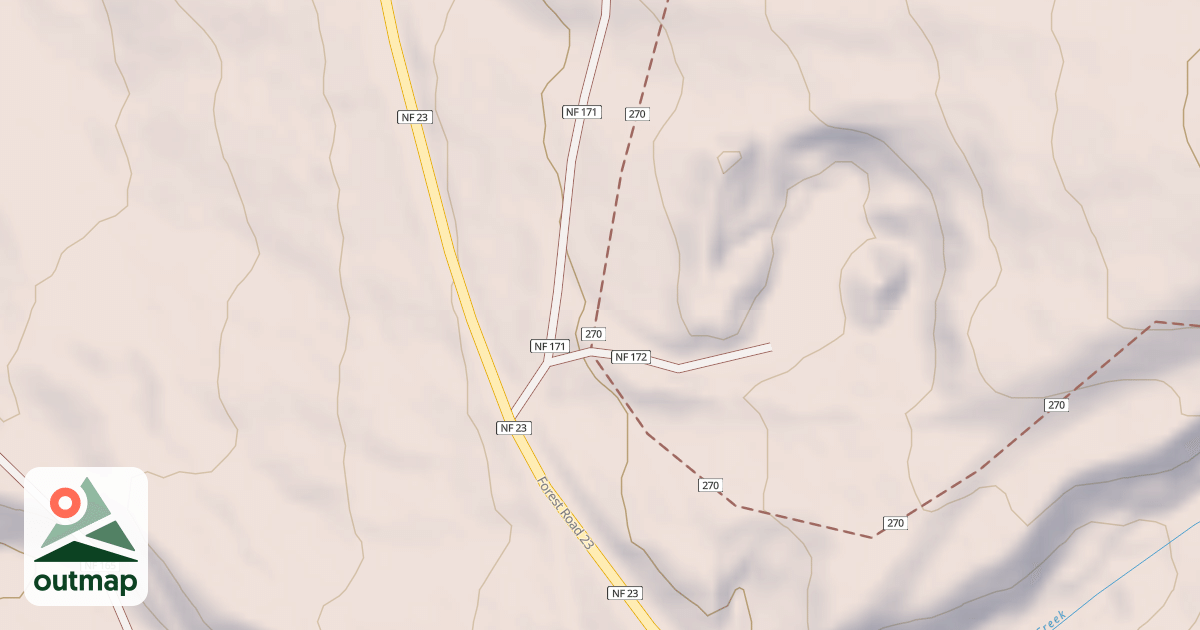 Map of BLUE LAKE ROCK PIT