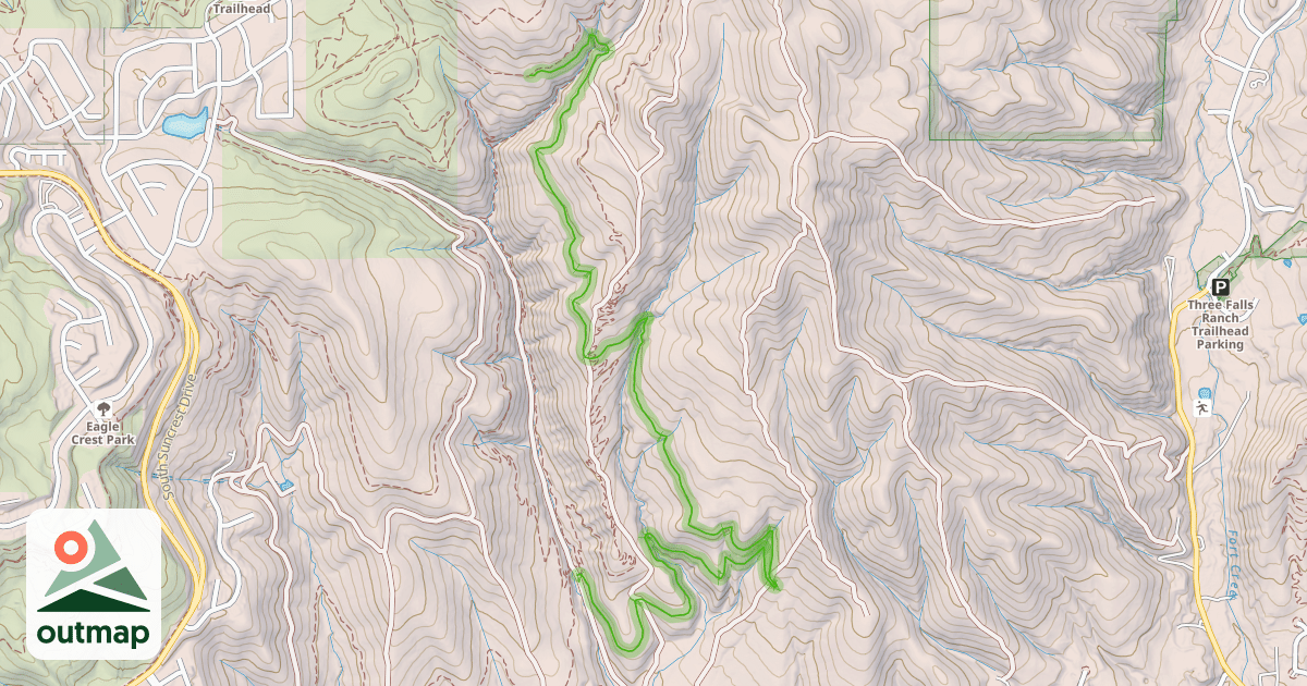 Map of Longview Trail