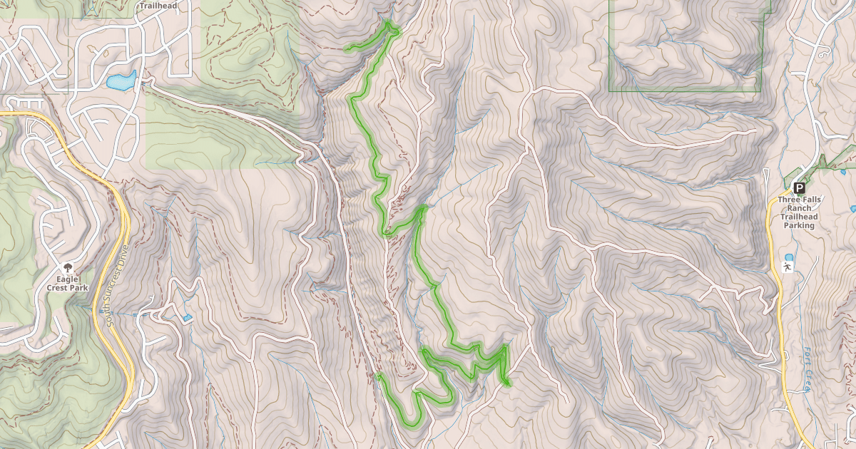 Map preview of Longview Trail