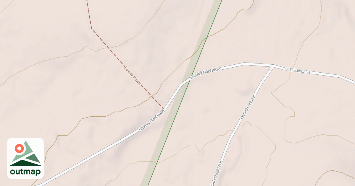 Map of Laurel Highlands Snowmobile Trail (Northern)