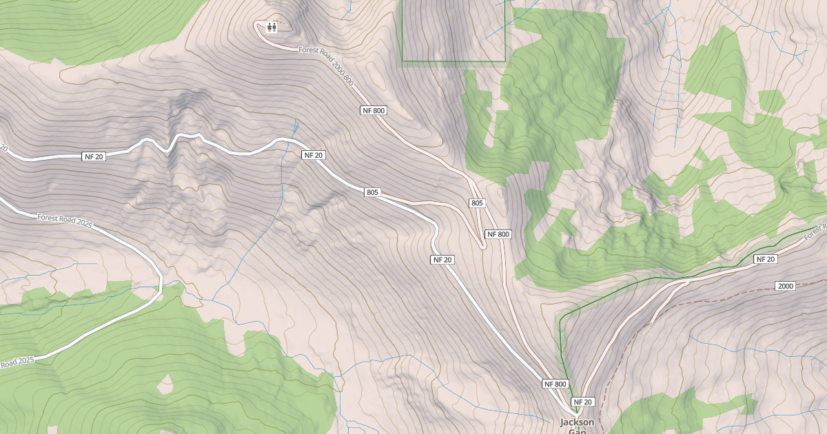 Map preview of DUTCHMAN PEAK LOOKOUT
