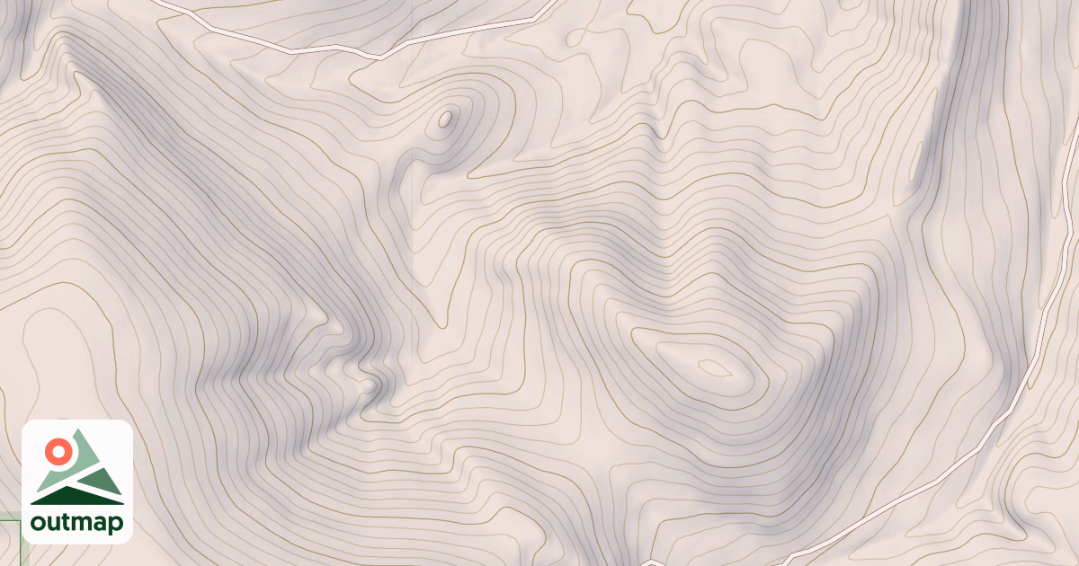 Map of LONE PARK SPUR