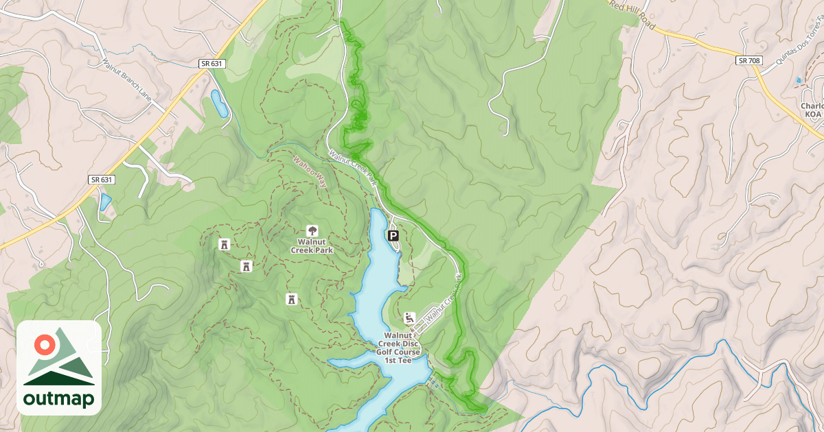 Map of C'Ville Bikeb& Tri Just Climb It Trail