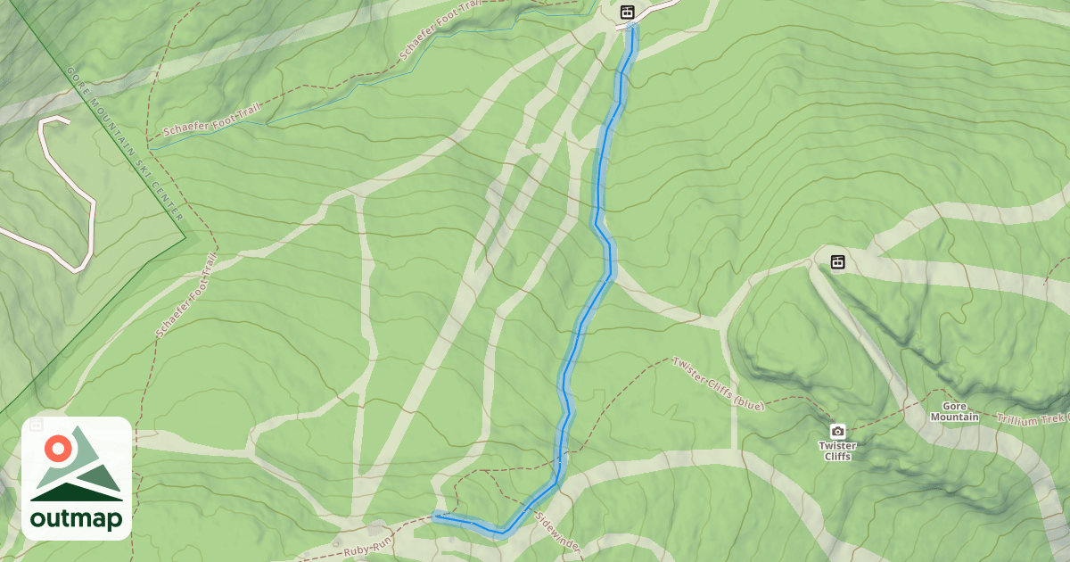 Map of Tahawus