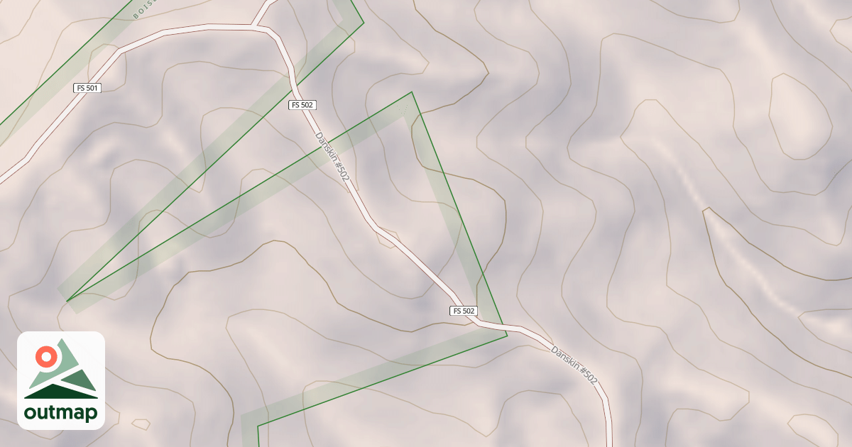 Map of Danskin #502
