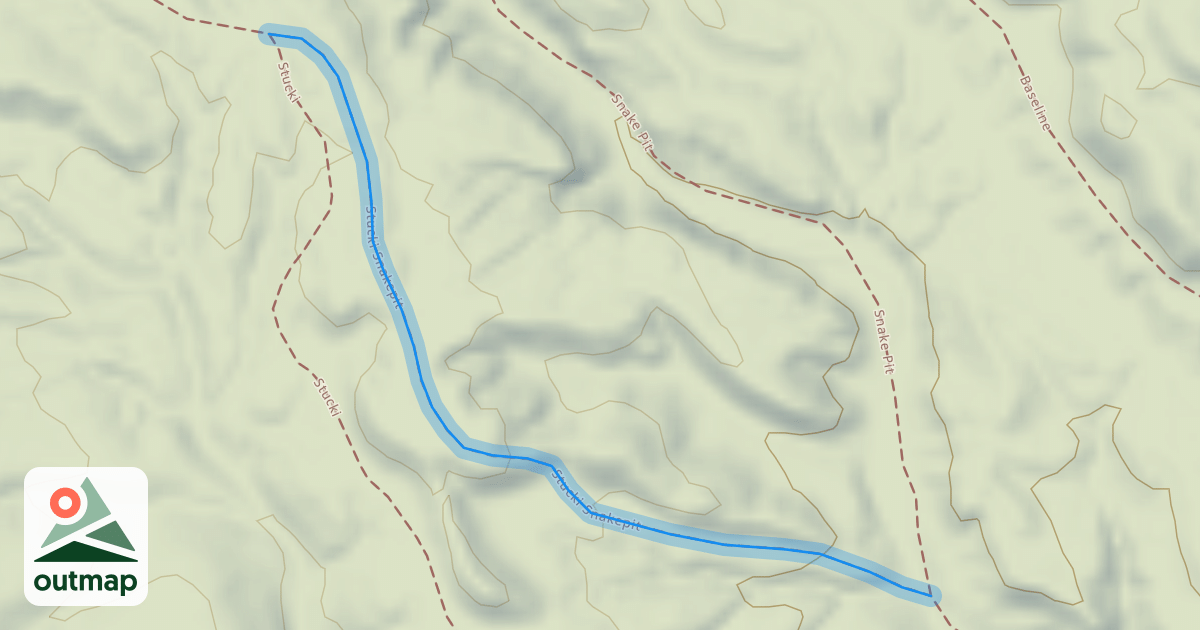 Map of Stucki Snakepit