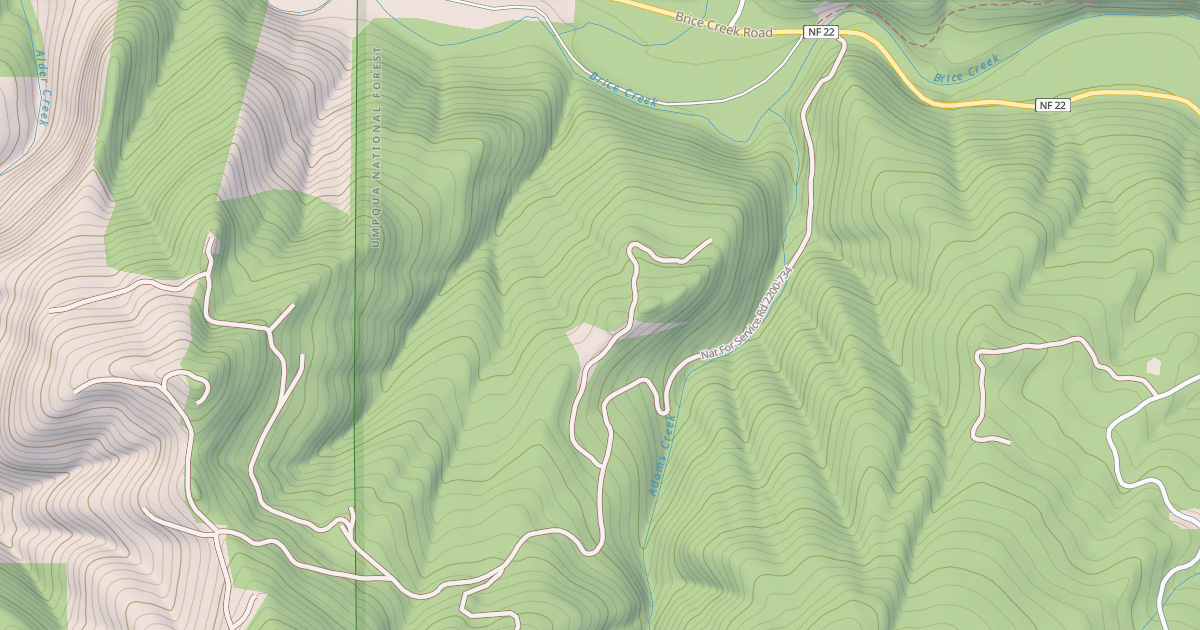 Map preview of ADAMS CR