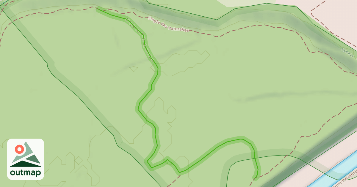Map of Single les Prés de Raches