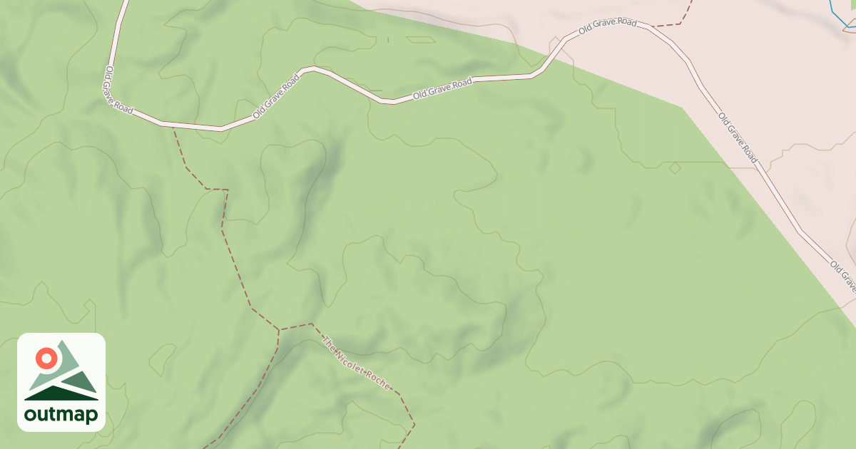 Map of Snowmobile Trail Lkln Langlade