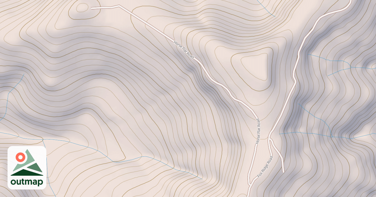Map of HORSE FLAT