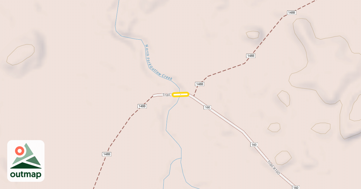 Map of Trail 160