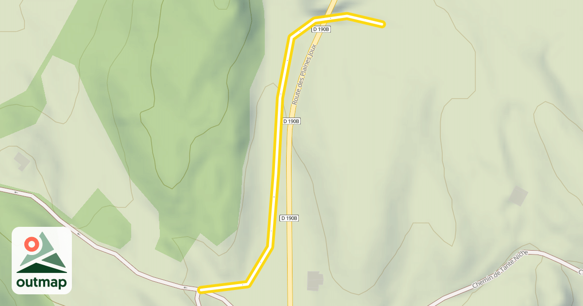 Map of La Verte