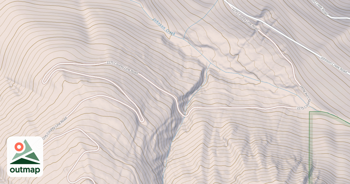 Map of 2775 CO. LINE