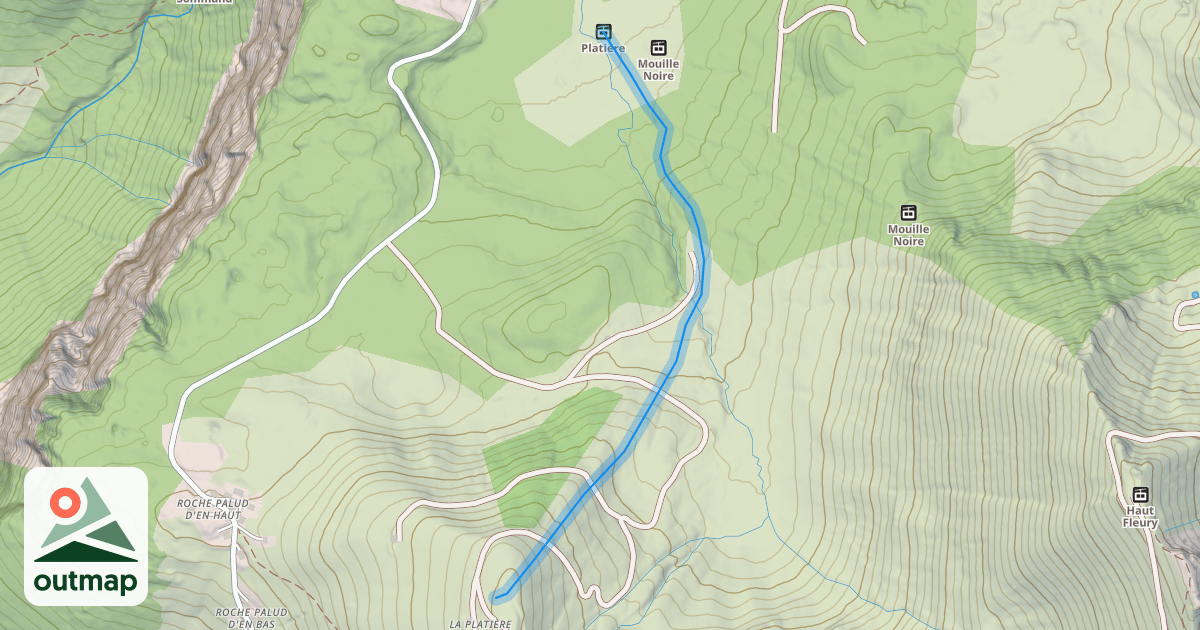 Map of La Platière