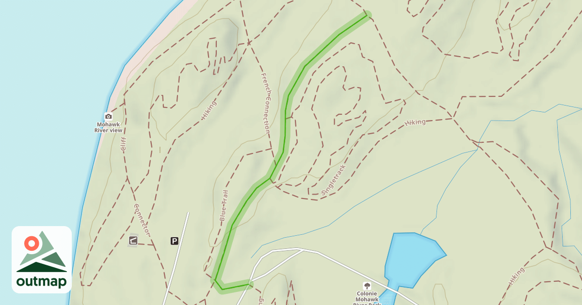 Map of Hiking