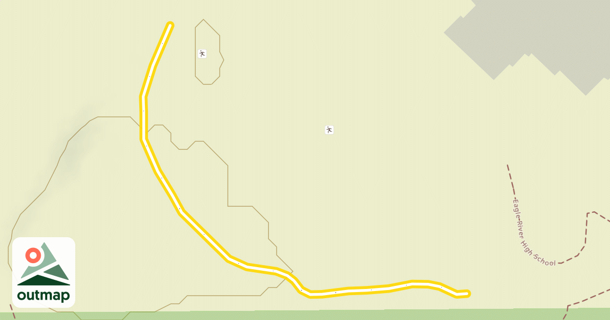 Map of Eagle River High School Loop