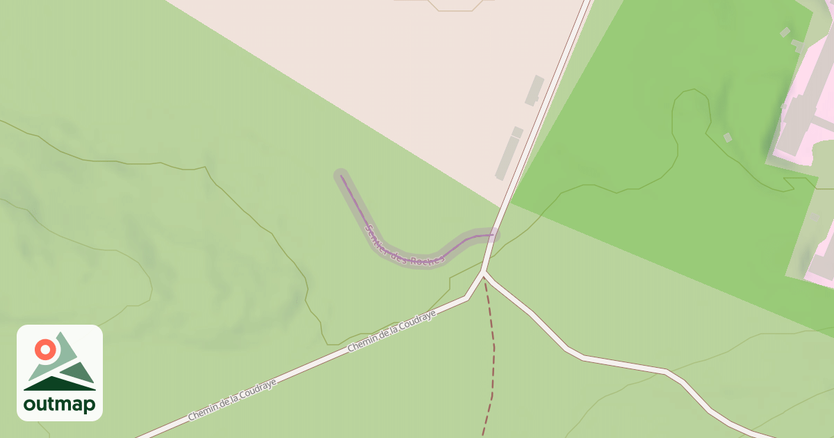 Map of Sentier des Roches