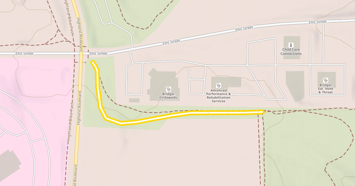 Map preview of Connector Trail