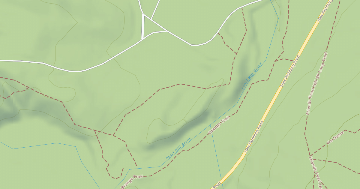 Map preview of Friends Pearl Hill SP Loop Trail