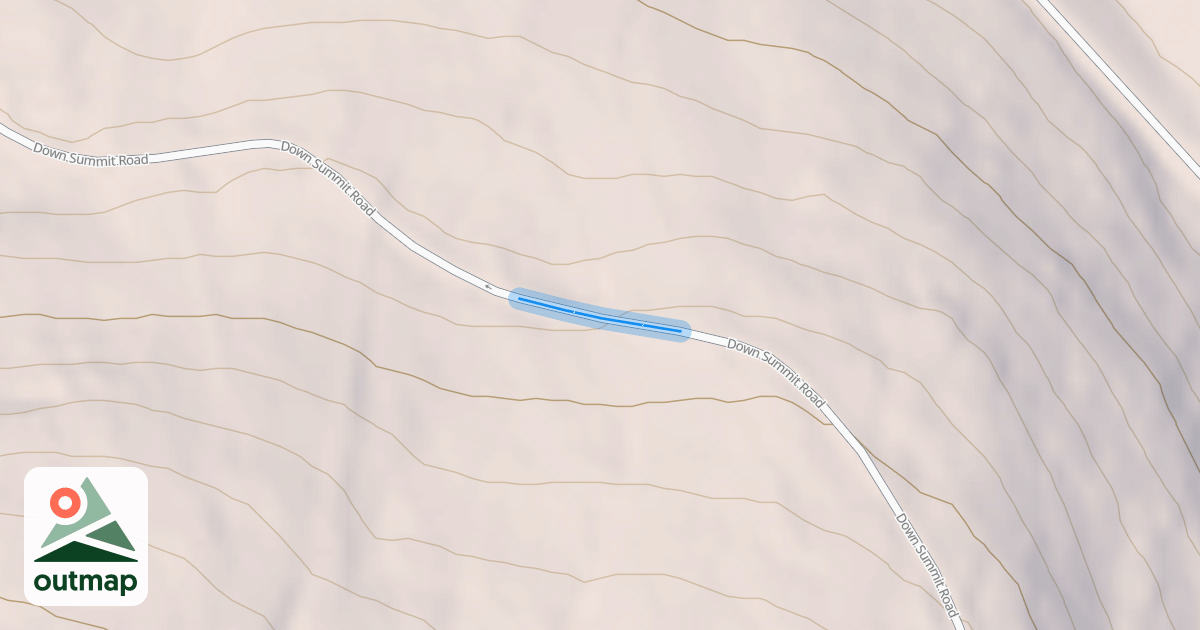 Map of Down Summit Road