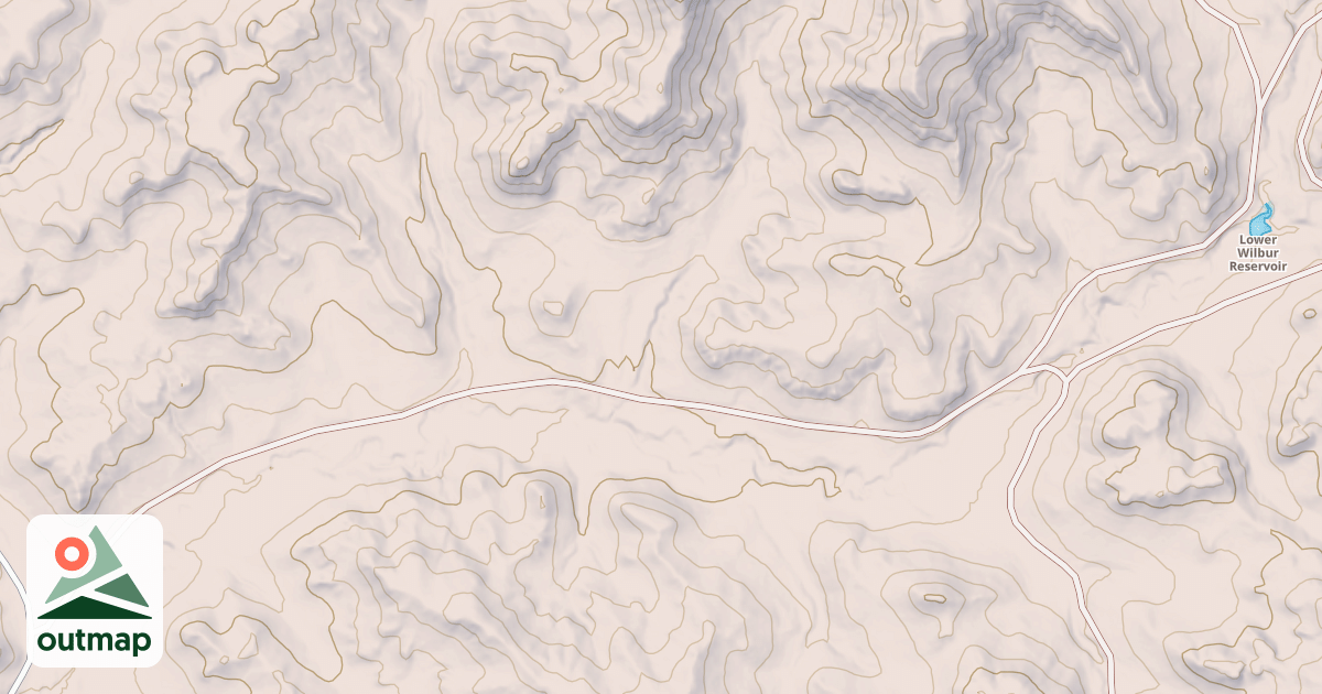 Map of WILBUR CREEK