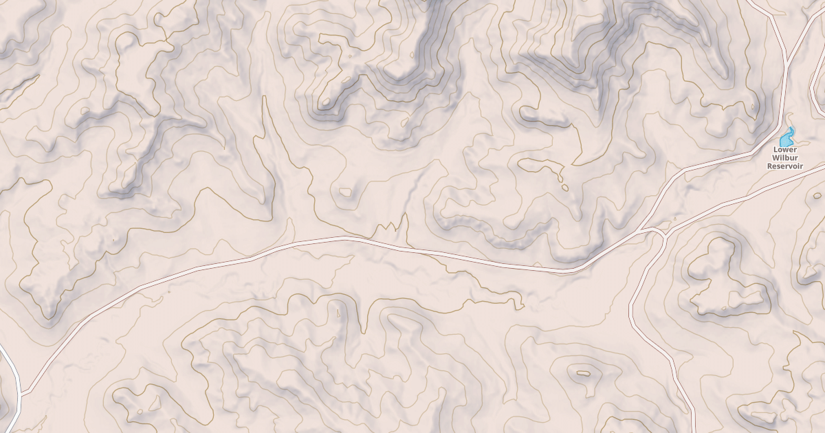 Map preview of WILBUR CREEK