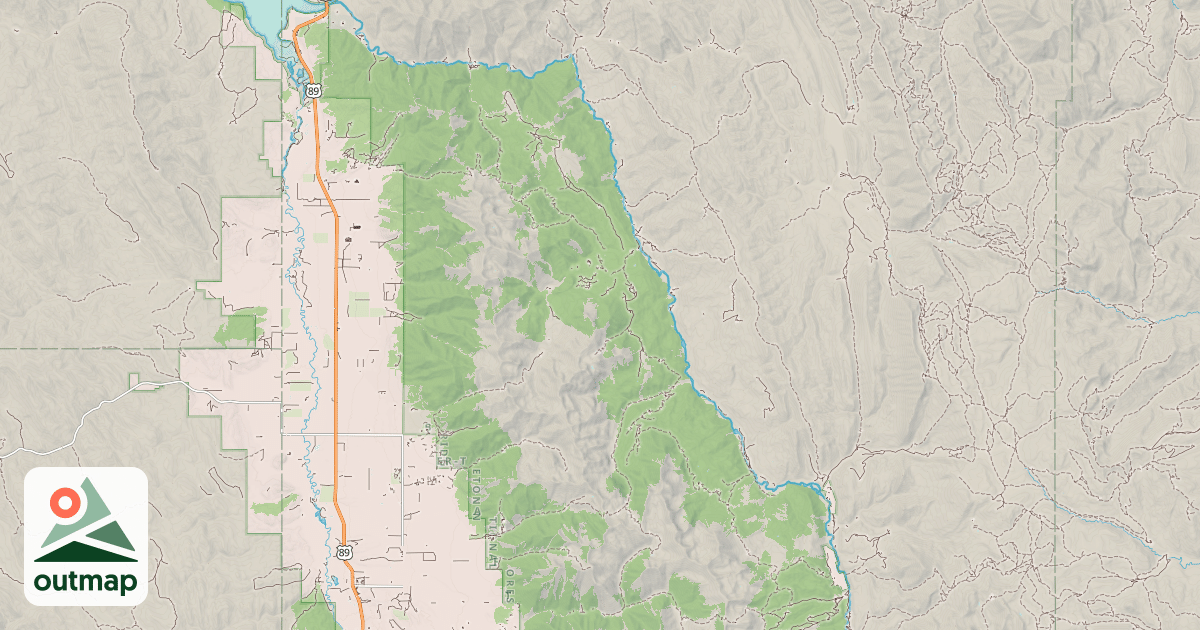 Map of GREYS RIVER SNOWMOBILE TRAIL