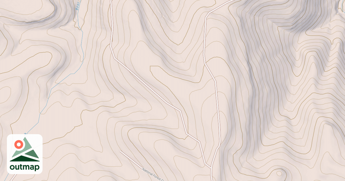 Map of USFS National Forest System Roads {BAE12B47-67D7-4411-9368-A6CCDE54419D}