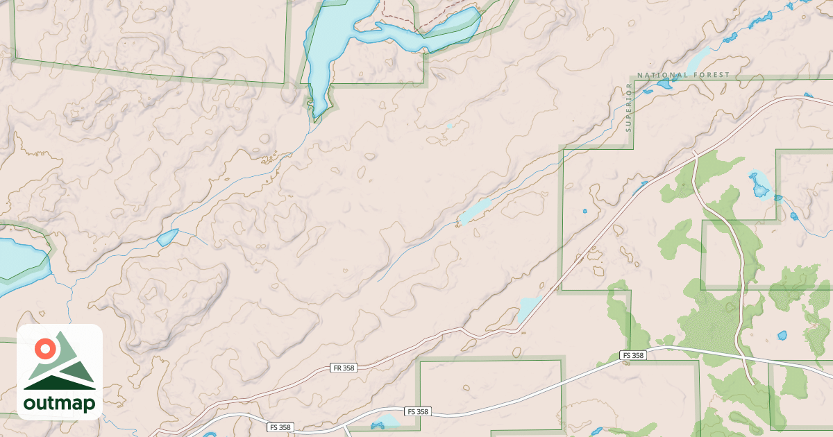 Map of HOIST LAKE SPUR C