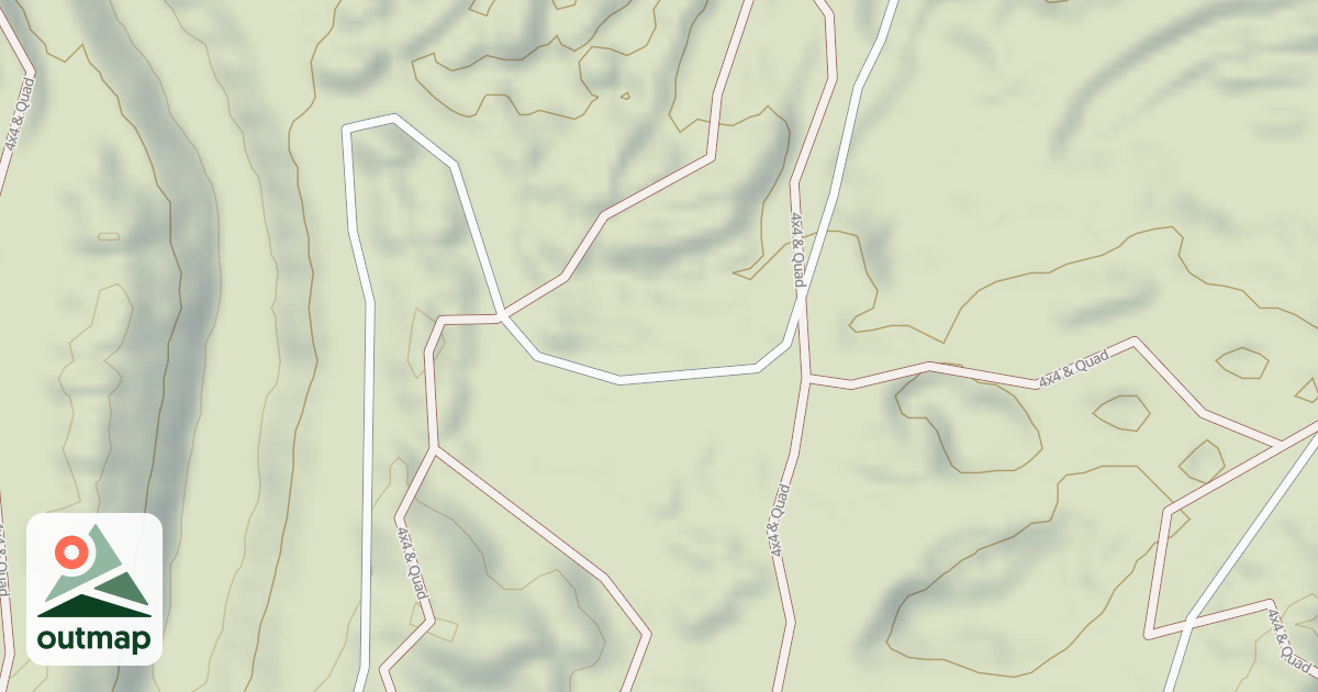 Map of Interlake State Recreation Area Trails