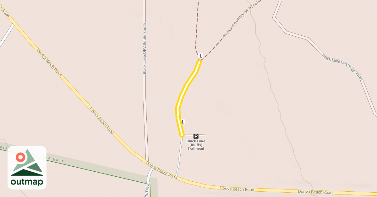 Map of Cross-Country Ski Trail