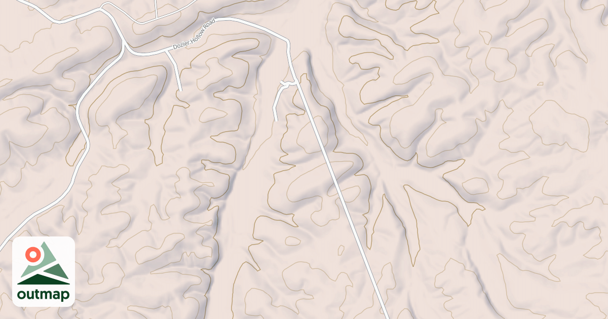 Map of SILVER SPUR