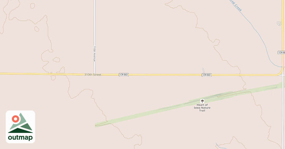 Map of Paved Trails