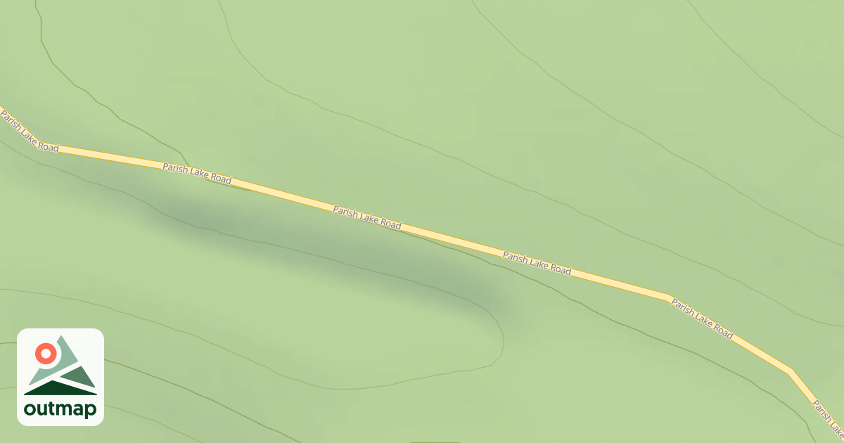 Map of PARRISH LAKE ROAD